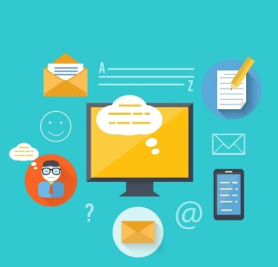 Concept of message and email technology